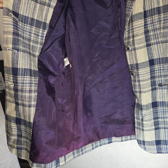 EXPRESS Plaid Women's Blazer - Picture 7 of 10